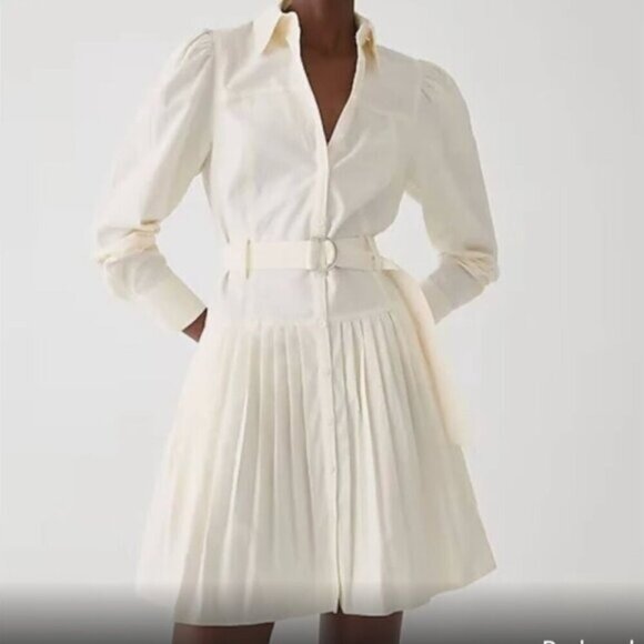 J.Crew Women’s Fit & Flare Shirtdress Lightweight Oxford Dress -  Size 18 - Picture 1 of 9